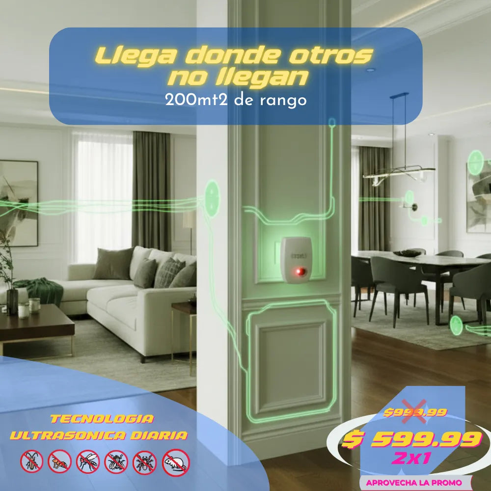 Convierte tu casa en una zona libre de plagas— sin veneno, sin esfuerzo