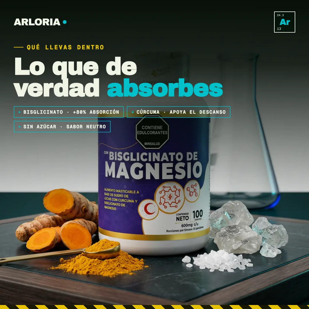 Bisglicinato de Magnesio · Siente el cambio la primera semana