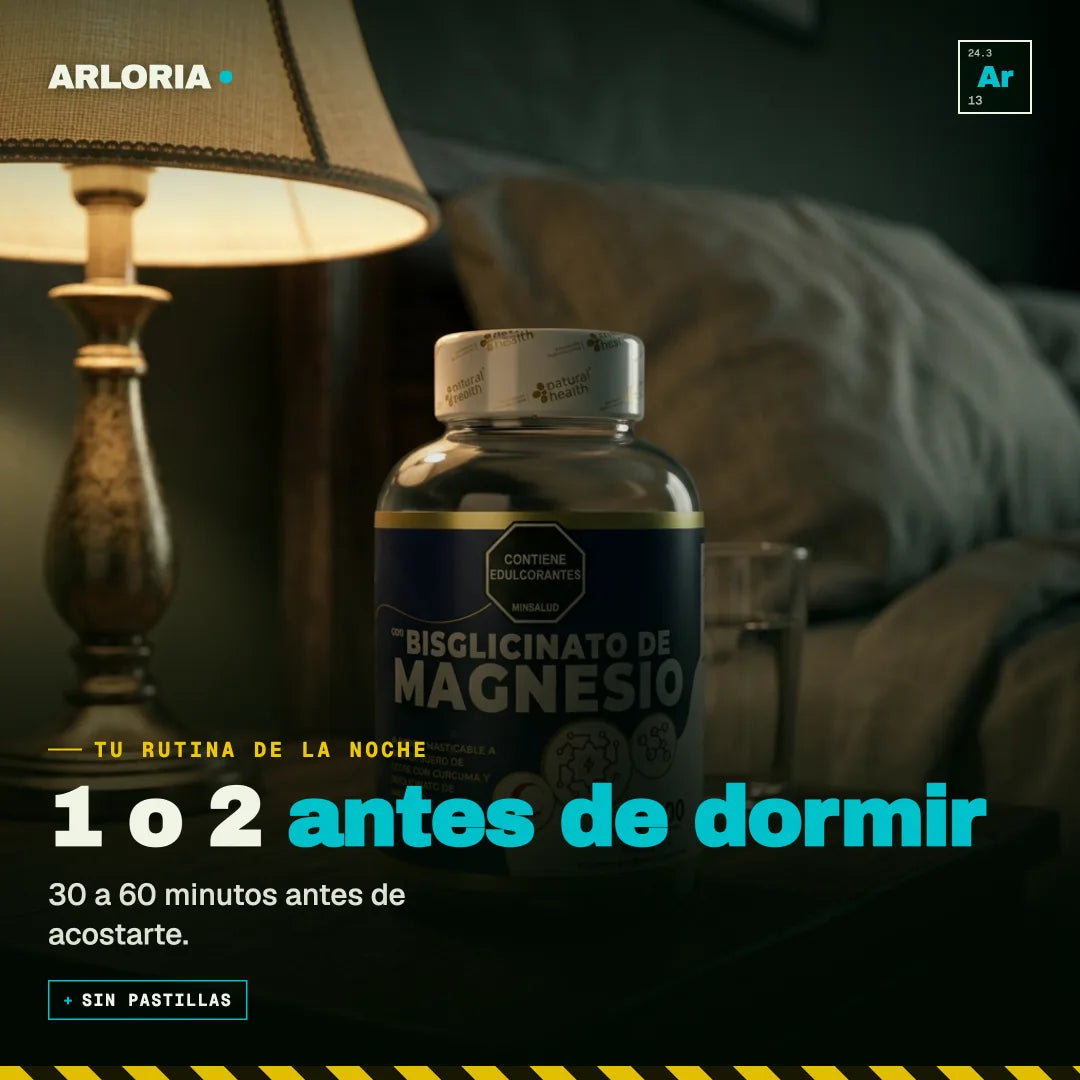 Bisglicinato de Magnesio · Siente el cambio la primera semana